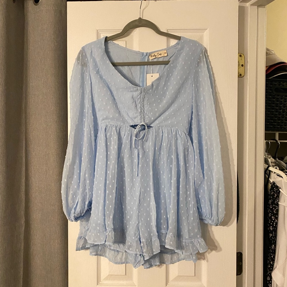 Blue romper